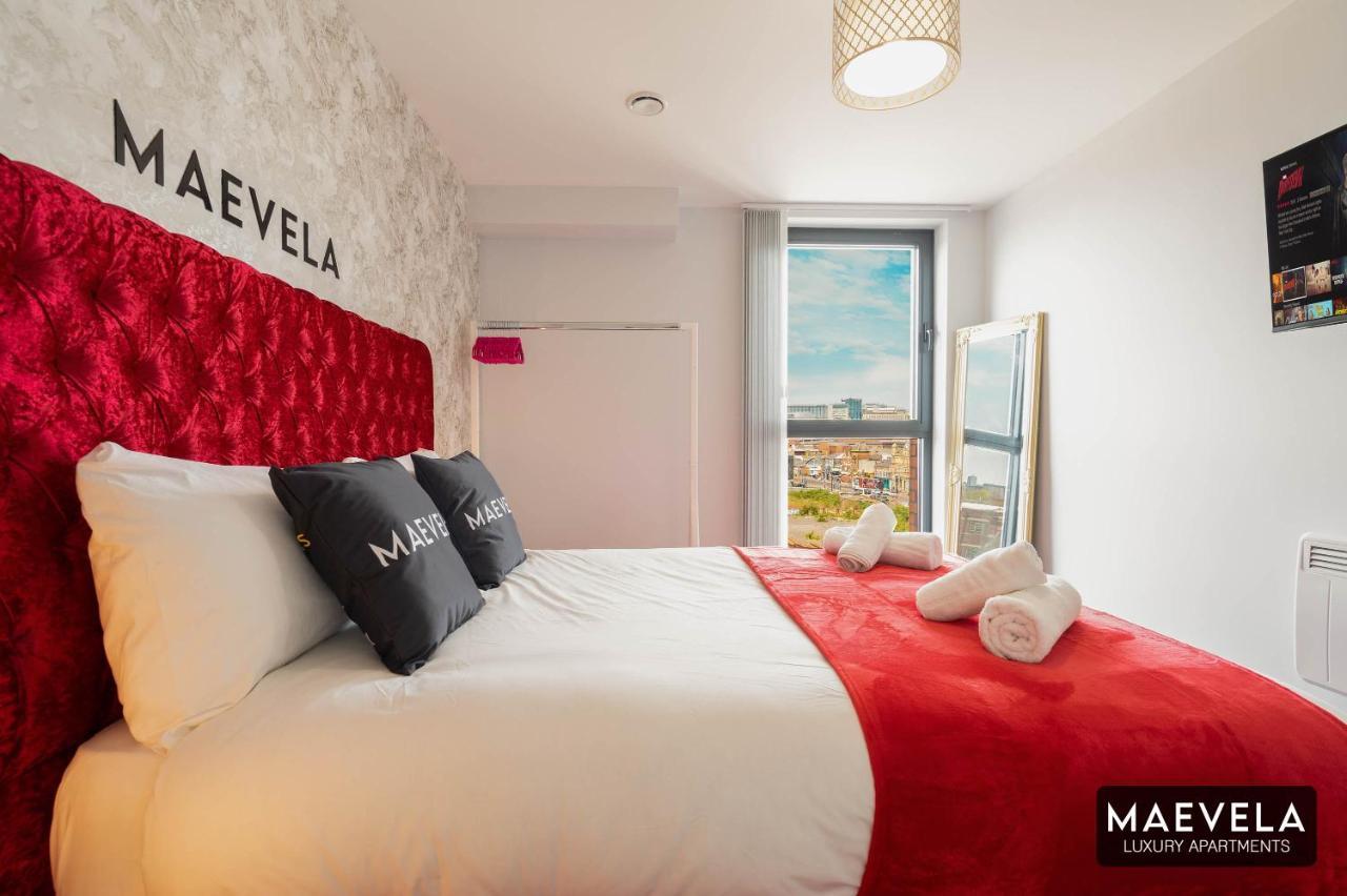 Maevela Apartments - Luxury Top Floor Penthouse - With Parking - 2 Bedroom New Build Apartment ✪ City Centre, Digbeth ✓ With Huge Patio Sliding Doors - City View - Rooftop Terrace - Ps4 & Smart Tv'S Birmingham Dış mekan fotoğraf