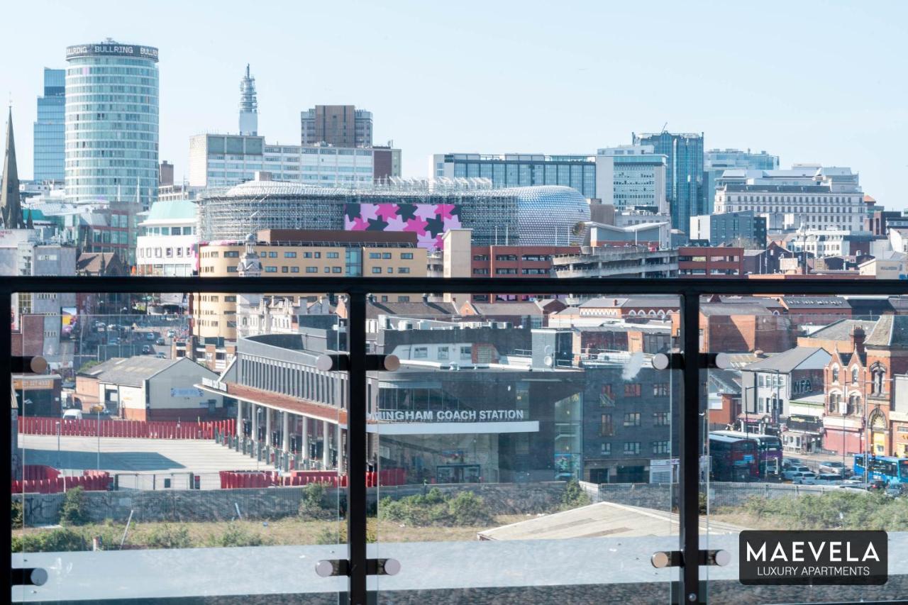 Maevela Apartments - Luxury Top Floor Penthouse - With Parking - 2 Bedroom New Build Apartment ✪ City Centre, Digbeth ✓ With Huge Patio Sliding Doors - City View - Rooftop Terrace - Ps4 & Smart Tv'S Birmingham Dış mekan fotoğraf